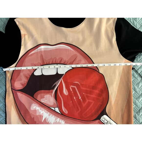 **NWT** BLACK PYRAMID MEN'S BLACK TAN & PINK GRAPHIC TEE SHORT SLEEVE SIZE LARGE - Picture 8 of 9